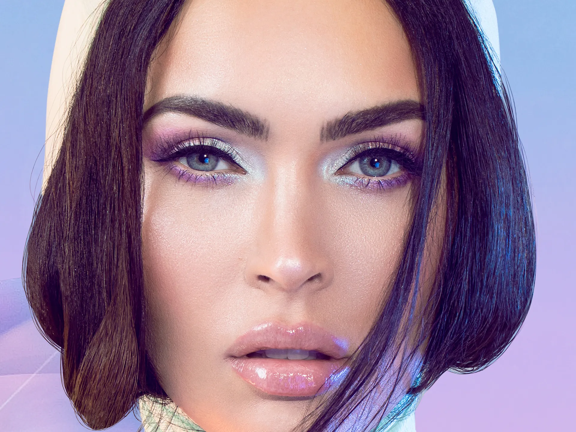 Megan Fox in Purple